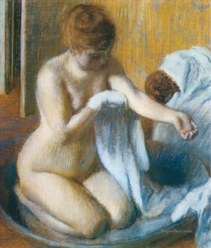 Después del baño 1886 Edgar Degas Pinturas al óleo